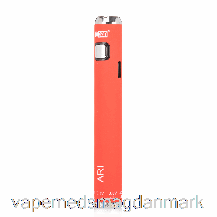 Engangs Vape Danmark Yocan Ari 650mah Batteri Rød